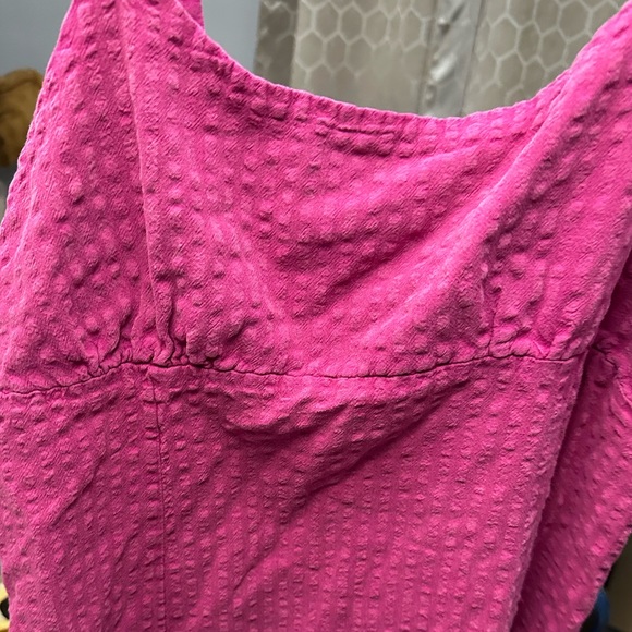 Wild Fable Linen Blend Sleeveless Pink Dress, Size Large, Women - Picture 6 of 6